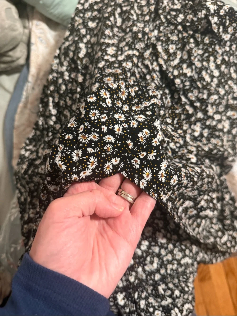 No Boundaries Black Floral Maxi Skirt